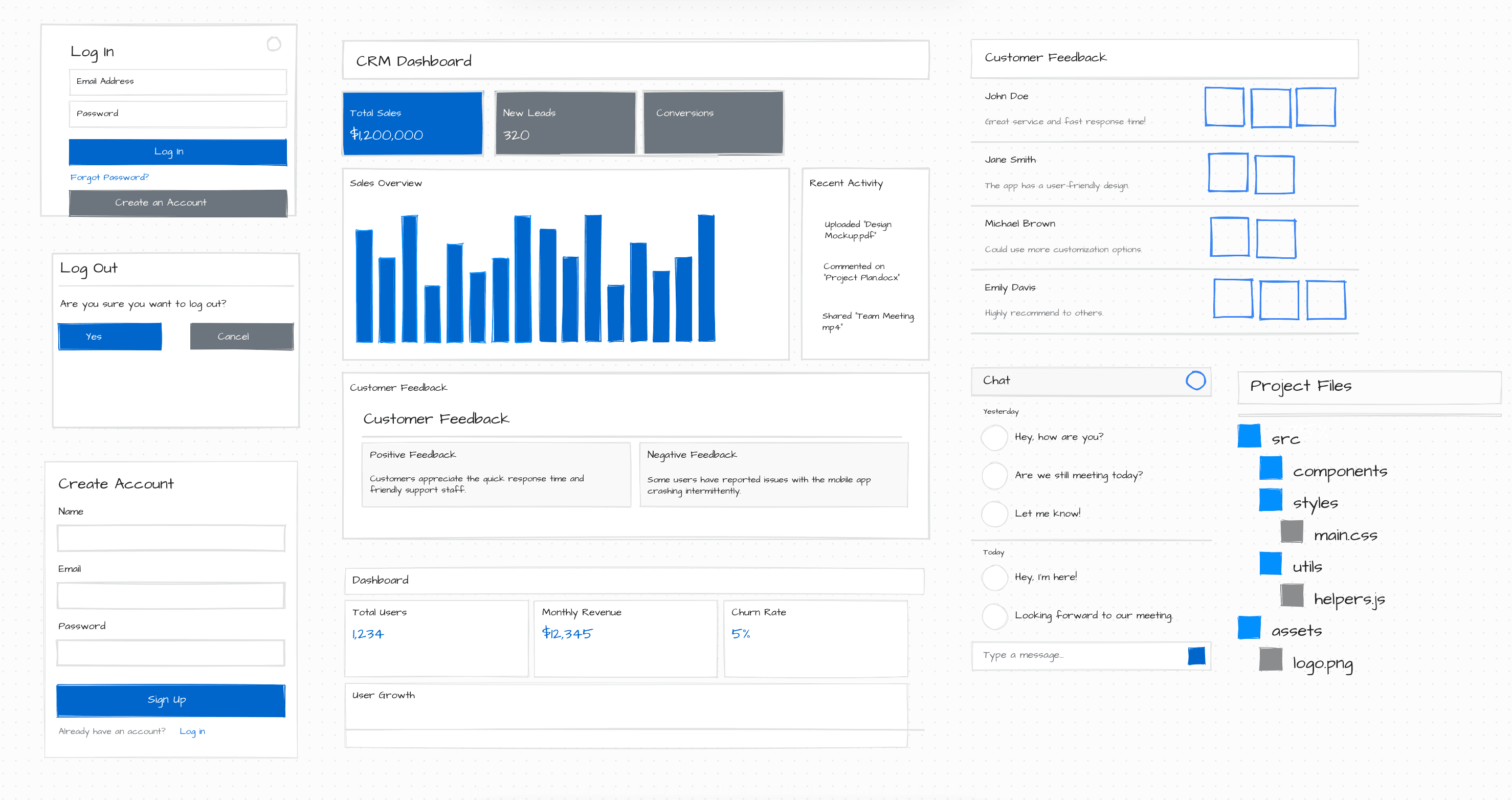 Examples of what Draw Cafe can generate