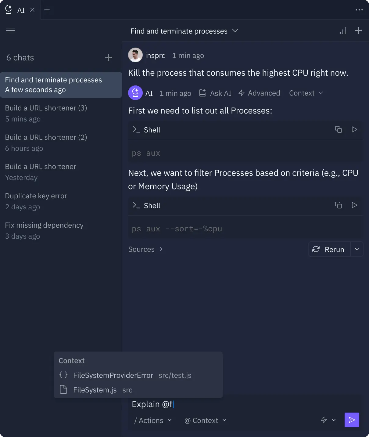 Replit AI design system